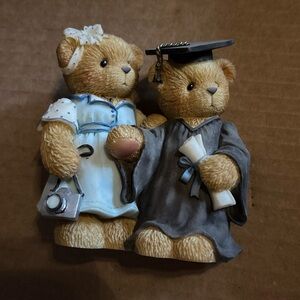 Vtg cherished teddies Ernestine & Regina graduation collector Ed. 789623